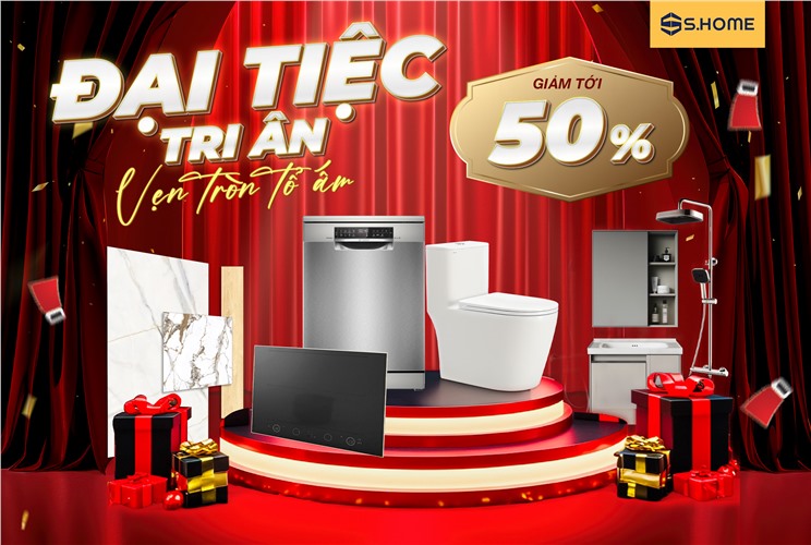 ĐẶC QUYỀN KHÁCH HÀNG S.HOME - ƯU ĐÃI ĐỘC QUYỀN LÊN ĐẾN 5 TRIỆU ĐỒNG